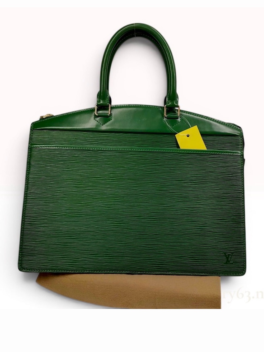 Louis Vuitton Green Epi Leather Riviera Handbag